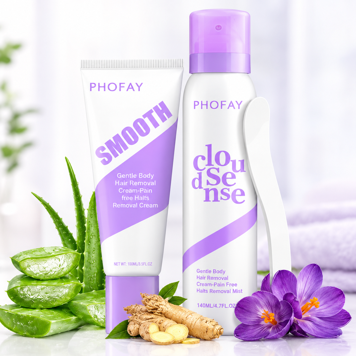 Gentle Body Hair Removal Kit
